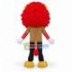 Red Haired Lion Man Cartoon Mascot Costume Red Haired Lion Man Cartoon Mascot Costume