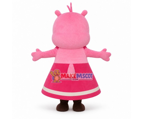 Cartoon Pink Baby Bear Girl Mascot Costume Cartoon Pink Baby Bear Girl Mascot Costume