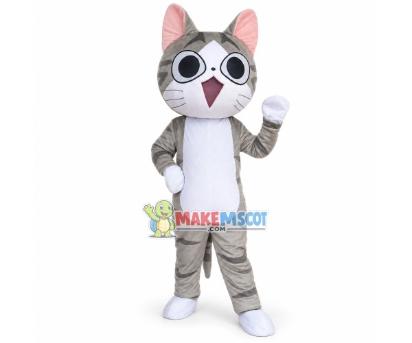 Smiling Chi the Kitten Mascot Cartoon Costume Smiling Chi the Kitten Mascot Cartoon Costume