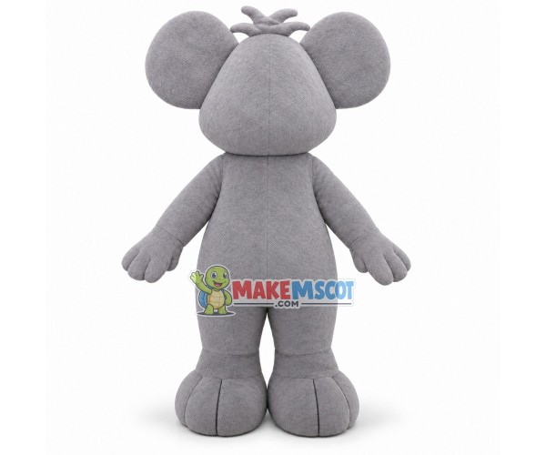 Adult Cartoon Koala With Red Nose Mascot Costume Adult Cartoon Koala With Red Nose Mascot Costume