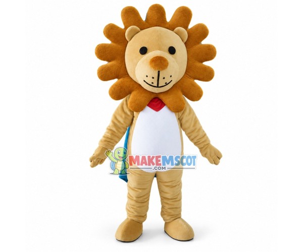 Cartoon Lion Mascot Costume