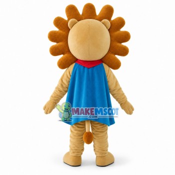 Cartoon Lion Mascot Costume Cartoon Lion Mascot Costume
