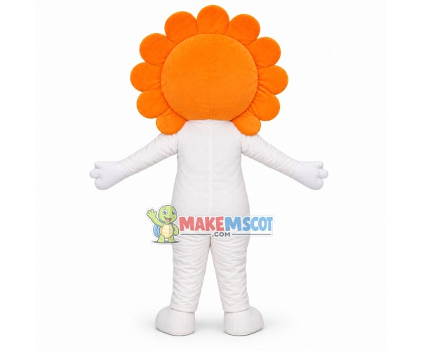 Cute Girl Sun Cartoon Mascot Costume