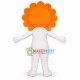 Cute Girl Sun Cartoon Mascot Costume