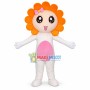 Cute Girl Sun Cartoon Mascot Costume