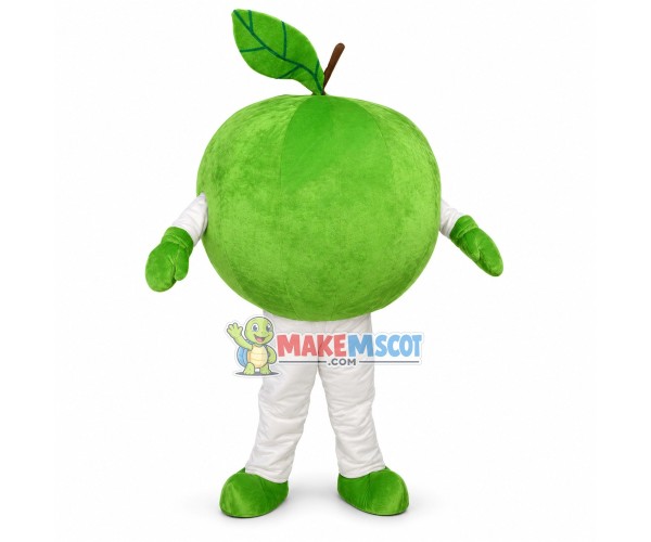 Deluxe Green Apple Mascot Costume 