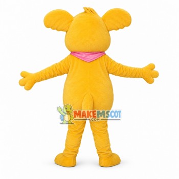 Adult Cartoon Golden Bear Mascot Costume Adult Cartoon Golden Bear Mascot Costume