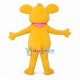 Adult Cartoon Golden Bear Mascot Costume 