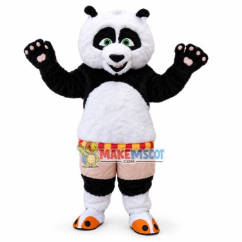 Adult Plush Master Po Ping the Giant Panda Kung Fu Panda Lightweight Mascot Cartoon Costume Adult Plush Master Po Ping the Giant Panda Kung Fu Panda Lightweight Mascot Cartoon Costume