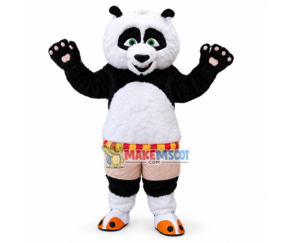 Adult Plush Master Po Ping the Giant Panda Kung Fu Panda Lightweight Mascot Cartoon Costume Adult Plush Master Po Ping the Giant Panda Kung Fu Panda Lightweight Mascot Cartoon Costume