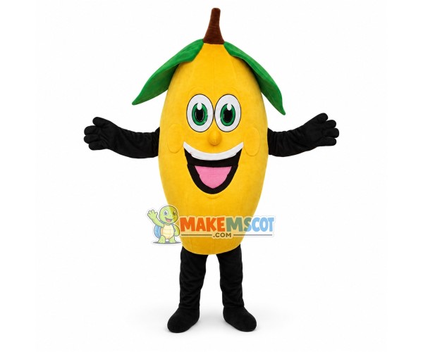Deluxe Mango Mascot Cartoon Costume Deluxe Mango Mascot Cartoon Costume