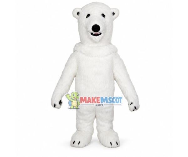 Real Life Furry Polar Bear Mascot Costume Real Life Furry Polar Bear Mascot Costume