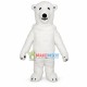 Real Life Furry Polar Bear Mascot Costume 