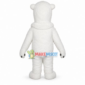 Real Life Furry Polar Bear Mascot Costume Real Life Furry Polar Bear Mascot Costume