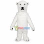 Real Life Furry Polar Bear Mascot Costume 
