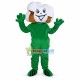 Cartoon Cotton Head Man Mascot Costume	