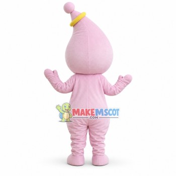 Pink Baby Bottle Doll Cartoon Mascot Costume Pink Baby Bottle Doll Cartoon Mascot Costume