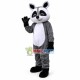 Simple Style Gray Raccoon Animal Mascot Costume Simple Style Gray Raccoon Animal Mascot Costume