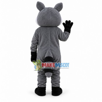 Simple Style Gray Raccoon Animal Mascot Costume Simple Style Gray Raccoon Animal Mascot Costume