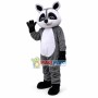 Simple Style Gray Raccoon Animal Mascot Costume 