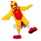 Adult Yellow Chicken Long Fur Mascot Costume Adult Yellow Chicken Long Fur Mascot Costume