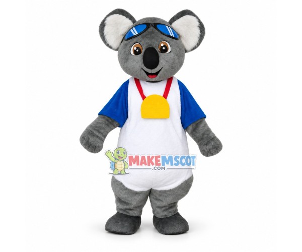 Swimming Champion Koala Mascot Costume Swimming Champion Koala Mascot Costume