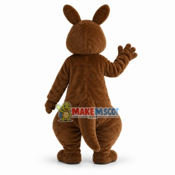 Mother Kangaroo With Baby Kangaroo In Pouch Mascot Costume Mother Kangaroo With Baby Kangaroo In Pouch Mascot Costume