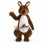 Mother Kangaroo With Baby Kangaroo In Pouch Mascot Costume 