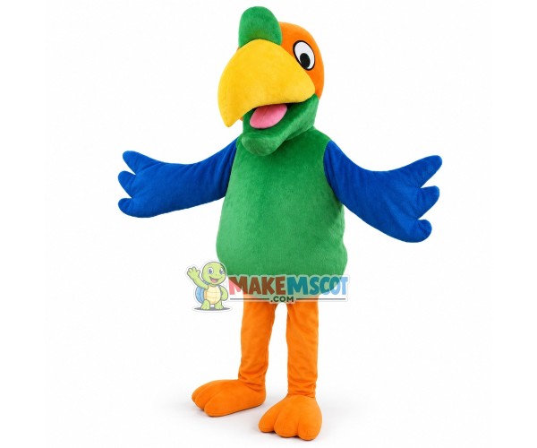 Adult Size Colorful Parrot Mascot Costume Adult Size Colorful Parrot Mascot Costume