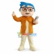 Blue-haired Teacher Mascot Costume Blue-haired Teacher Mascot Costume