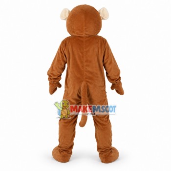Lively Brown Monkey Mascot Costume 