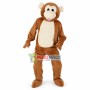 Lively Brown Monkey Mascot Costume 
