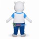 Simple Cartoon White Bear Mascot Costume Simple Cartoon White Bear Mascot Costume