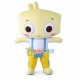 Square Head Bunny Cartoon Mascot Costume