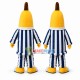 Deluxe Cartoon Banana In Pajamas Mascot Costume Deluxe Cartoon Banana In Pajamas Mascot Costume
