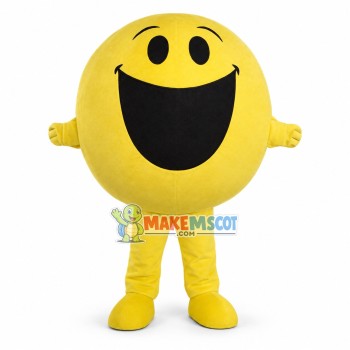 Laughing Emoticon Mascot Costume Laughing Emoticon Mascot Costume