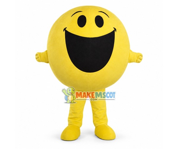 Laughing Emoticon Mascot Costume 