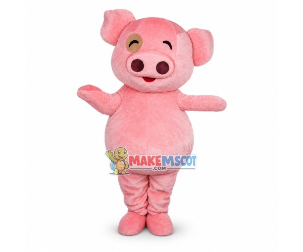 Cute Cartoon McDull the Pig Mascot Costume Cute Cartoon McDull the Pig Mascot Costume