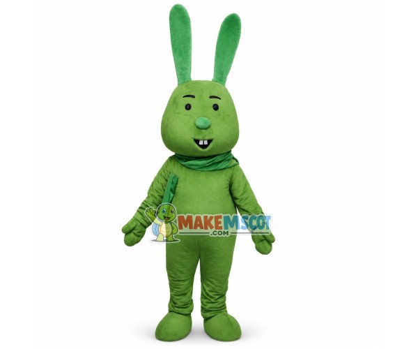 Funny Green Bunny Mascot Costume Funny Green Bunny Mascot Costume