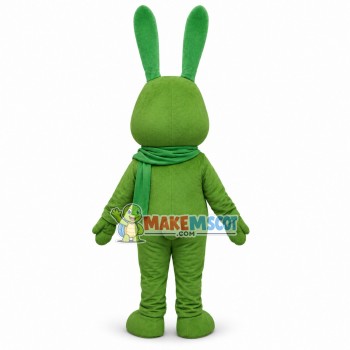 Funny Green Bunny Mascot Costume Funny Green Bunny Mascot Costume