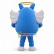 Blue Angle Cartoon Mascot Costume Blue Angle Cartoon Mascot Costume