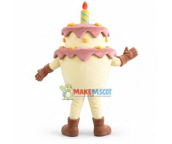 Lightweight Cartoon Double Birthday Cake Mascot Costume 