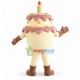 Lightweight Cartoon Double Birthday Cake Mascot Costume 