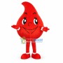 Deluxe Cartoon Red Blood Drop Mascot Costume	 