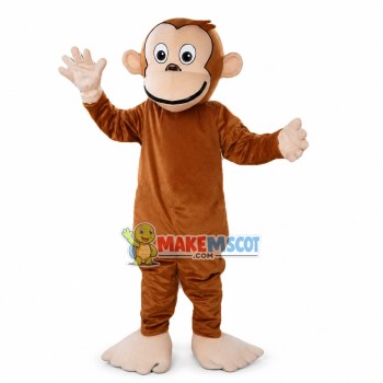 Cartoon Bigfoot Monkey Mascot Costume 