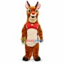 Rudolph the Reindeer With Red Bow Tie Mascot Costume For Christmas