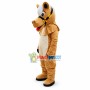 Harnessed Brown Horse Mascot Costume 