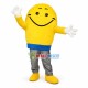 Huge Cartoon Yellow Light Bulb Mascot Costume Huge Cartoon Yellow Light Bulb Mascot Costume