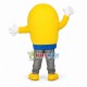 Huge Cartoon Yellow Light Bulb Mascot Costume Huge Cartoon Yellow Light Bulb Mascot Costume