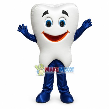 Deluxe Cartoon Tooth Mascot Costume	 